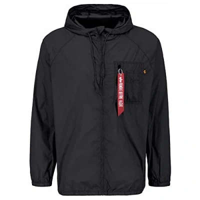 Image of Alpha Industries Men&#039;s Superlight Bomber Jacket, Black, L