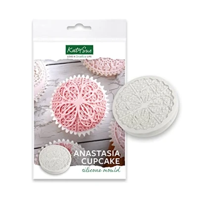 Image of Katy Sue &#039;Anastasia&#039; Cake Topper Silicone Mould. Made in The UK.