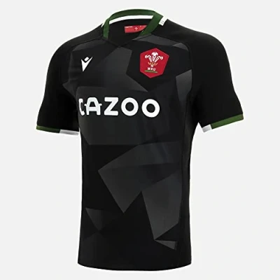 Image of Macron welsh rugby 2021/22 junior away replica shirt