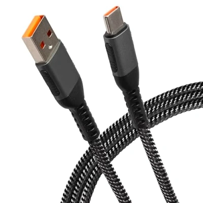 Image of Maplin Fast Charging USB C to A 2.0 Cable, 0.5m, and Syncing, for Apple MacBook, iPad Pro, Air, iPhone 15, Samsung Galaxy phones, Microsoft Surface, Google Pixel, Honor more