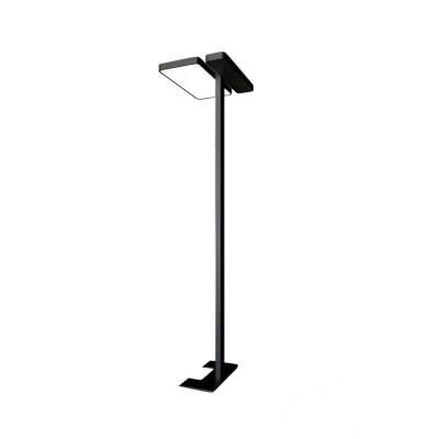 Image of Arcchio LED office floor lamp Aila, black, daylight sensor