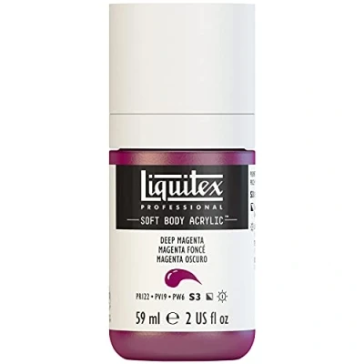 Image of Liquitex Acrylic Paint, Dark Magenta, 59 ml (Pack of 1)