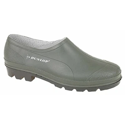 Image of Latest generation unisex waterproof Dunlop garden shoe, 8 UK, Green