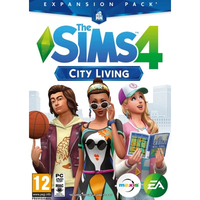 Image of The Sims 4 City Living (EP3) PCWin Code In A Box Video Game English