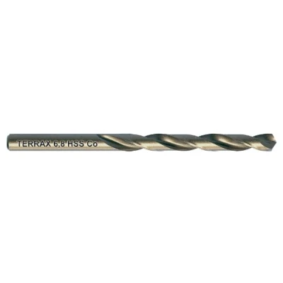 Image of Ruko Terrax HSS CO5 Spiral Drill Bits 6.8 mm Pack of 10 in Plastic