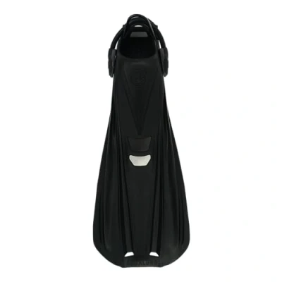 Image of Aqualung STORM MAX Versatile and Resistant Adult Diving Fins with Elastic Straps Monomaterial Design Durability Ideal for Scuba Snorkeling, Black