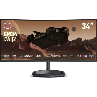 Image of Cooler Master Gaming GM34 CWQ2 LED display 86.4 cm (34&quot;) 3440 x 1440 pixels UltraWide Quad HD Black