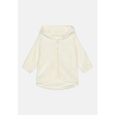 Image of Lindex PILE Newborn Unisex Fleece jacket for kids, Size: 0 1m, Light dusty white