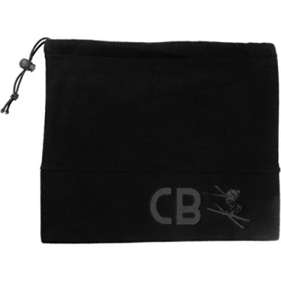 Image of TeddyTs Personalised Ski Initials Thermal Fleece Toggle Snood (Charcoal Grey Embroidery)