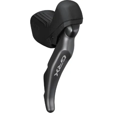 Image of Shimano ST RX825 GRX Di2 STI bled with BR RX820 callipers