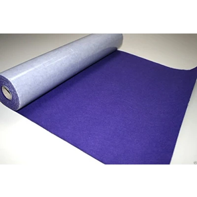 Image of Self Adhesive Felt Baize Fabric Mini Rolls Purple, Sample 23cmx23cm 9&quot;x9&quot;
