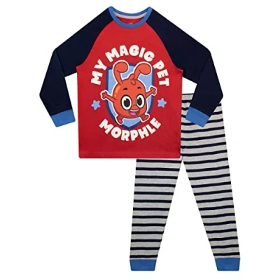 Image of Morphle Boys Pyjamas Red 7 8 Years