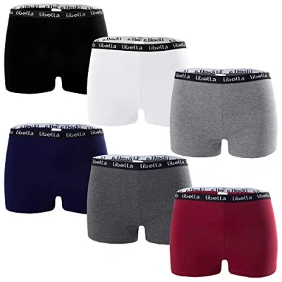 Image of Libella® Panties Boxer Shorts Women&#039;s Hipsters Underpants Underwear Set Cotton 6 Pack 3429UN2 XL