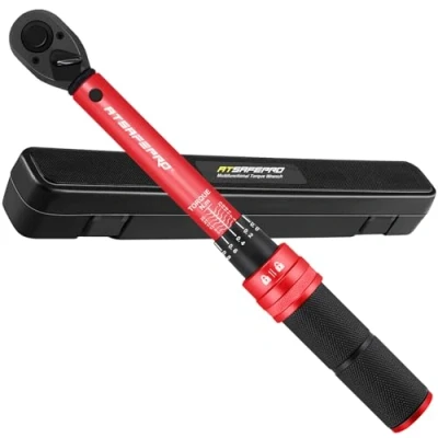 Image of ATsafepro Torque Wrench 1/4&quot;,Bike 3 25Nm Drive Click High Precision Repair Spanner for Bicycle Maintenance Kit Road and Mountain Bikes Two Way Ratchet