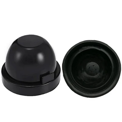 Image of KOOMTOOM 2Pcs 75mm Dia Housing Dustcover Protection Rubber Shell Seal Caps Cover for Car LED Headlight HID Xenon Lamp