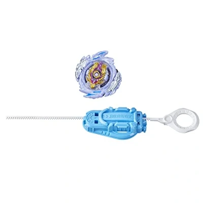 Image of Hasbro Beyblade Burst Surge Speedstorm Raid Luinor L6 Spinning Top Starter Pack Attack Type Battling Game with Launcher, Toy for Kids