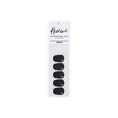 Image of D’Addario Woodwinds RMP01B Reserve Mouthpiece Patch Clarinet Pads Saxophone Accessories Pad Black, 5 Pack
