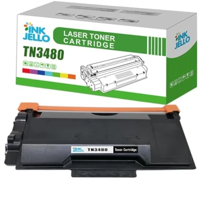 Image of InkJello Compatible Toner Cartridge Replacement for Brother DCP L5500DN L6600DW HL L5000D L5100DN L5100DNT L5200DW L5200DWT L6250DN L6300DW L6300DWT L6400DW L6400DWT MFC L5700DN L5750DW TN3480 (Black)