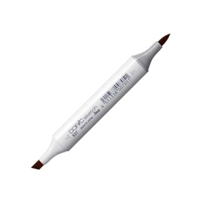 Image of Copic Sketch Coloured Marker Pen (E 27) Milk Chocolate, For Art &amp; Crafts, Colouring, Graphics, Highlighter, Design, Anime, Professional Beginners, Supplies Colouring Books