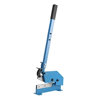 Image of Lfhelper Manual Metal Shear Cutter, Heavy Duty Plate Flat Steel Sheet Cutting Shears 200mm Blade Length