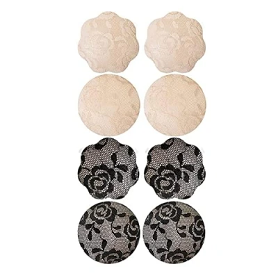 Image of Girspov Sexy Nipple Cover Reusable Adhesive Pasties Ultra Thin Invisible Bra Breast Petals for Women Pads Stickers