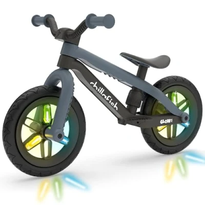 Image of Chillafish CPMX04ANT BMXie Glow Red, Anthracite, with Light Wheels