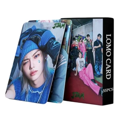 Image of Stray Kids Album JJAM Photocards 55PCS Photo Cards Lomo Card Gift Merch for Boys and Girls