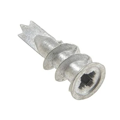 Image of Rawlplug Light Duty Plasterboard Fixings Pack of 50 Rawl Plugs and Screws Set Wall for Plasterboard, Drywall, Sheets Gypsum Fibreboards 13mm x 31mm
