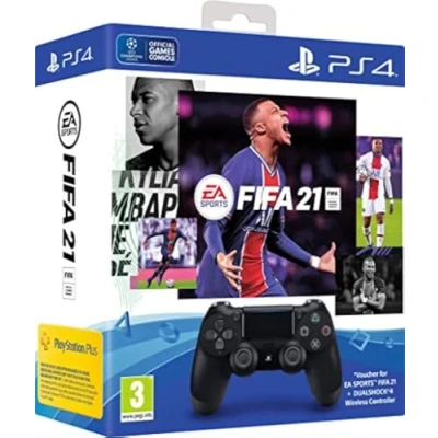 Image of EA Sports Fifa 21 DualShock 4 Wireless Controller Bundle (PS4)