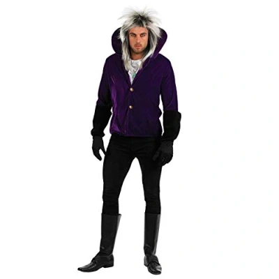 Image of Fun Shack Mens Goblin King Costume Adults Labyrinth Film 80s Pop Icon Outfit X Large