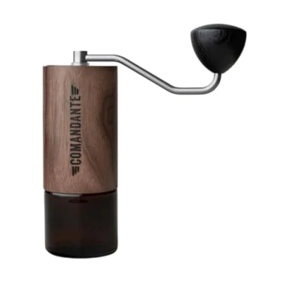 Image of Comandante C40MK4VW Manual Coffee Grinder, Stainless Steel, Brown