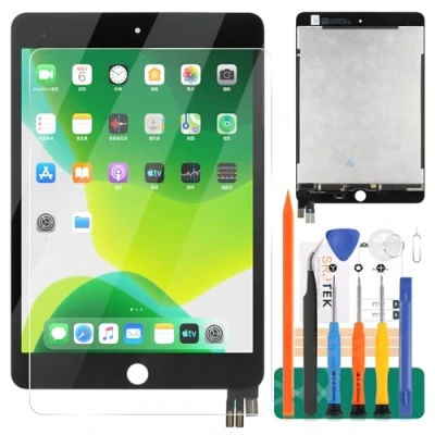 Image of For IPad Mini 5 7.9 Screen Replacement 2019 A2126 A2124 A2133 LCD Display Touch Digitizer Assembly Glass Panel Matrix Repair Parts Kit (Black)