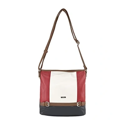 Image of Tom Tailor Acc Women&#039;s Juna Shoulder Bag, Multicolour (Maritim), 30x28x10 Centimeters (W x H L)