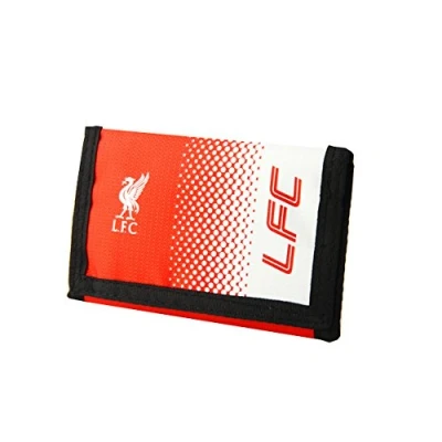 Image of Liverpool FC Official Fade Touch Fastening Football Crest Nylon Wallet (One Size) (Red/White)