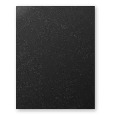 Image of RAYSON A4 Binding Covers, Black, 230gsm, Front and Back Comb Binder Cover, Pack of 100