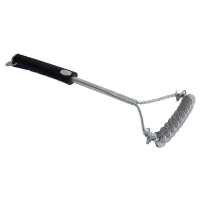Image of Texas Club BBQ Grate Cleaning Tool 3 Head Bristle Spiral Brush for Barbeque Grill, 41 cm