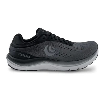 Image of Topo Athletic Women&#039;s Magnifly 5 Comfortable Lightweight Cushioned Durable 0MM Drop Road Running Shoes, Shoes for Running, Charcoal/Black, UK