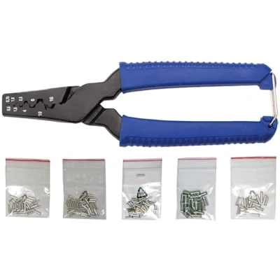 Image of BGS 1430 Crimping Tool for Cable End Sleeves incl. 150 Terminals 175 mm