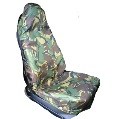 Image of VehicleBlinds Waterproof Seat Covers Compatible With Fiat Panda Super Heavy Duty Front Drivers Side In British Army DPM Camouflage