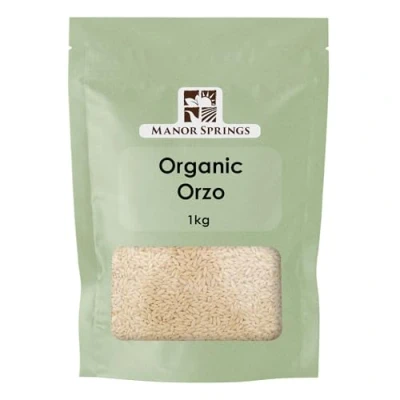 Image of Organic Orzo Pasta (Risoni) 1kg by Manor Springs