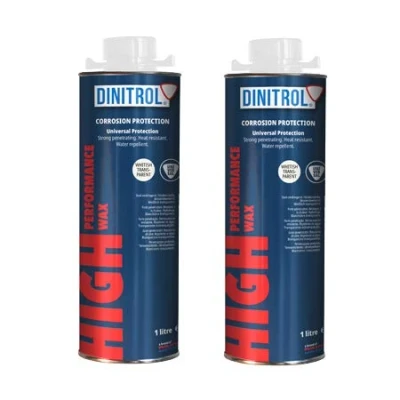 Image of Dinitrol 2 X HIGH PERFORMANCE UNDERBODY WAX CLEAR 1 LITRE RUST PROOFING