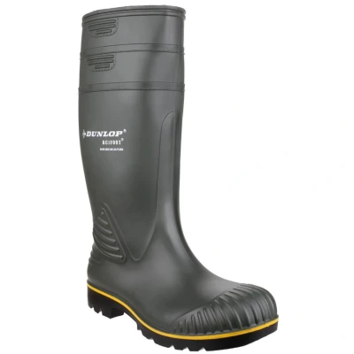 Image of DUNLOP Unisex Acifort Heavy Duty Rubber Boots, Green, 6.5 UK