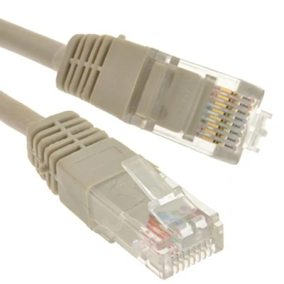Image of kenable Grey Network Ethernet RJ45 Cat 5E UTP PATCH LAN COPPER Cable Lead 4m [4 metres]