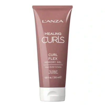 Image of L&#039;ANZA Healing Curls Curl Flex Memory Gel for Curly Hair Creates Strong, Long Lasting and Touchable Hold with Sulphate Free, Paraben Free Formula (200ml)