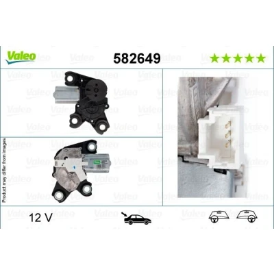 Image of 1008772 Wiper Motor VALEO 582649 12V Rear PEUGEOT: Traveller