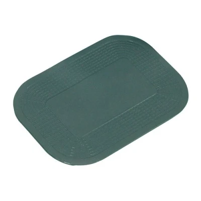 Image of Dycem Non Slip Rectangular Pad 38 x 45 cm, Yellow, Precut Adhering Pad, Grip Assistance, Toxic, Prevents Objects From Sliding or Rolling, Ideal for Cups, Plates, &amp; Eating Utensils