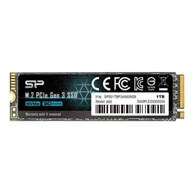 Image of SP Silicon Power SSD Ace A60 PCI E x4 NVMe 1TB, SP001TBP34A60M28