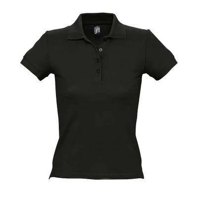 Image of Sols People women&#039;s Polo shirt in Black