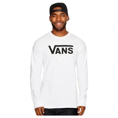 Image of Vans Classic Long sleeved top, Men&#039;s, Size: XL, White/black