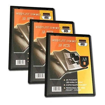 Image of 3 x Ark A5 Display Book (Presentation) (40 Pockets)